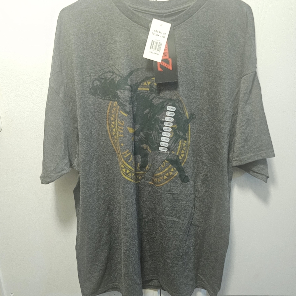 Legend Of Zelda Gray  Men's T-Shirt
